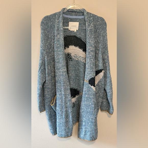 By Anthropologie narwhal icon cardigan sweater - Picture 5 of 11